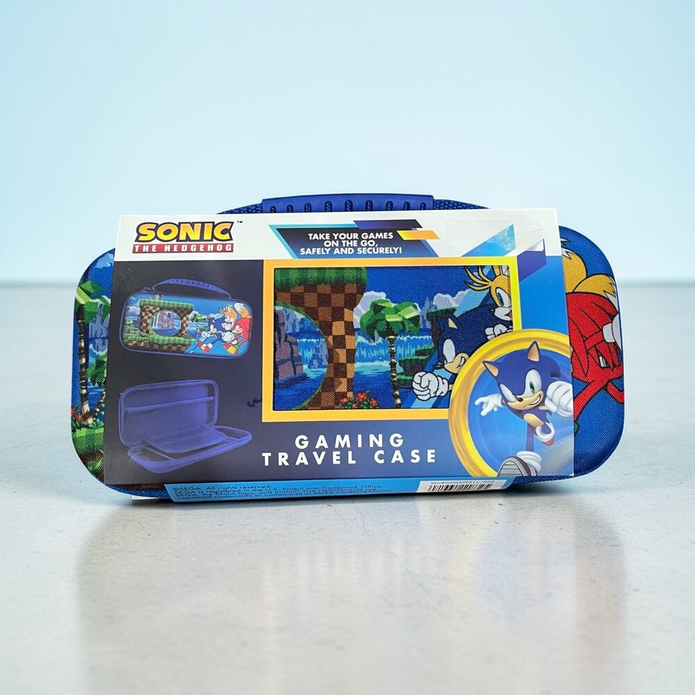 Sonic The Hedgehog Nintendo Switch Video Console Travel Case
